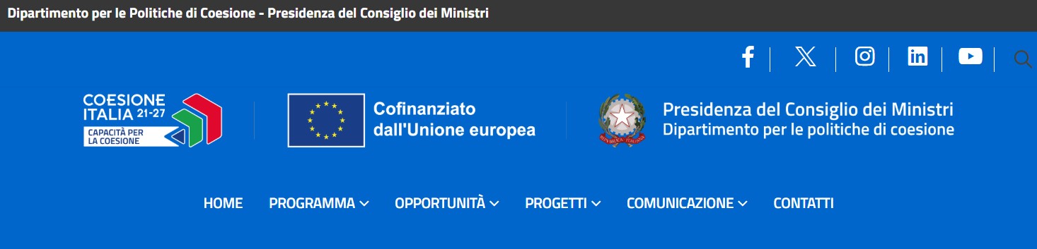 Programma Nazionale PN FESR FSE+ Capacità per la Coesione 2021-2027 – Calendario dei Preavvisi relativi alle opportunità di finanziamento per i potenziali beneficiari.